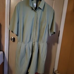 Ava & Viv Sage Green Romper XXL